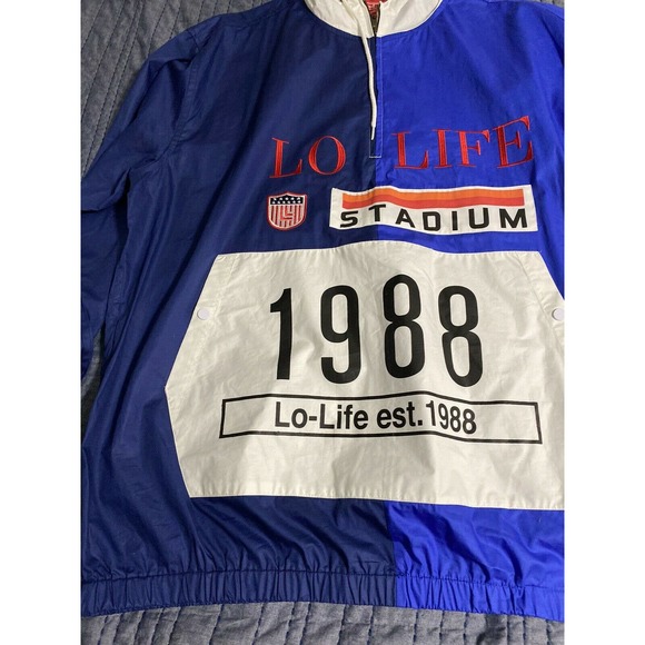 RARE VINTAGE LO-LIFE Polo Ralph Lauren Pullover Jacket 1988